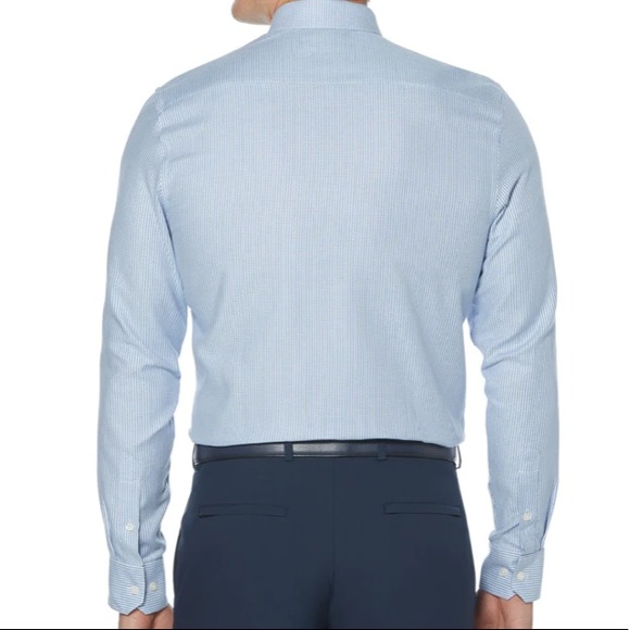 NWT Perry Ellis SLIM FIT DOBBY DRESS SHIRT Size: 2XL - Picture 2 of 8
